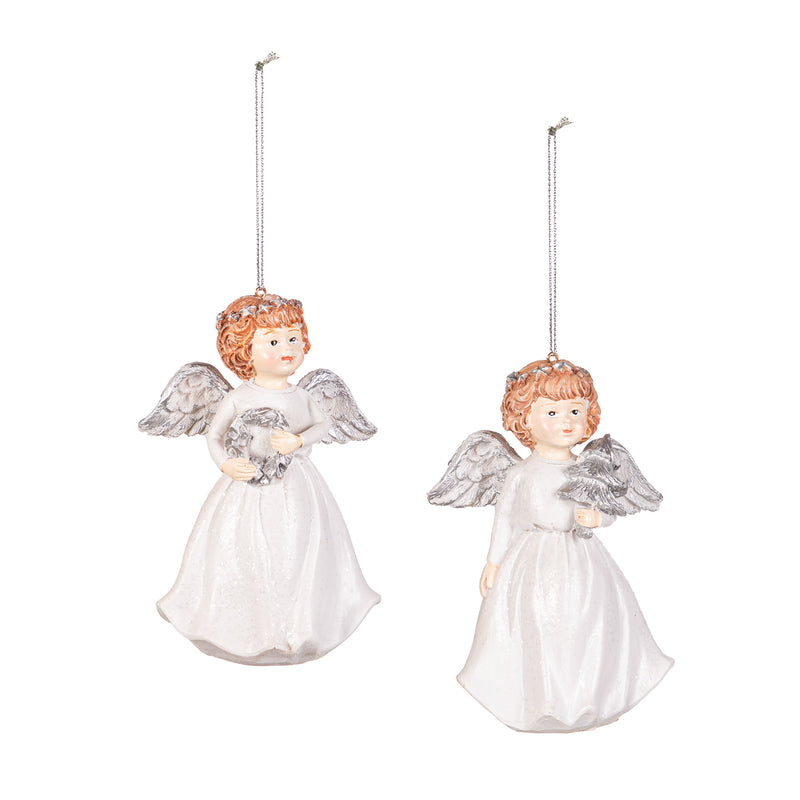 4.75" Resin Angel Ornament,3otr206