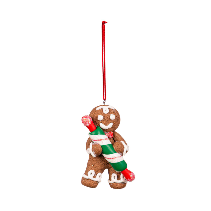 3.5" Resin Baking Gingerbread Ornament,3otr212