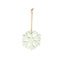 4" Wood Snowflake Ornament