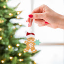 Baking Spirits Bright Ornament Wood Gingerbread, 3.25"H, Set of 9