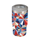 Triangles Stainless Steel Quatre Chiller with Silicone Cap and Tumbler Slide Lid, Gift Box