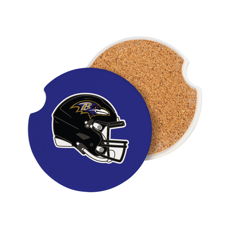 Baltimore Ravens Car Coaster Set, 2pc