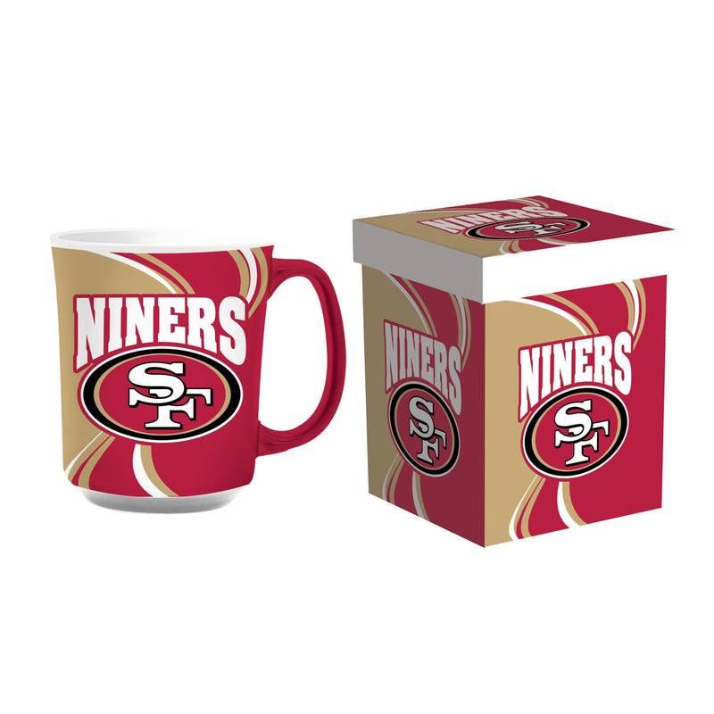 San Francisco 49ers, 14oz  Ceramic with Matching Box,3rca3826