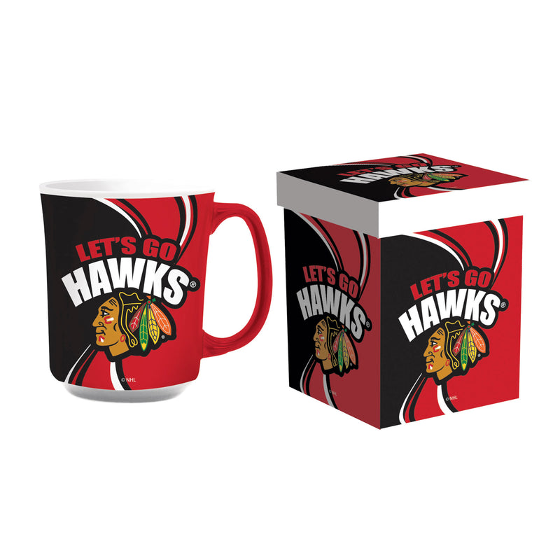 Ceramic 11oz Cup of Awesome Mug, Chicago Blackhawks,3rca4355