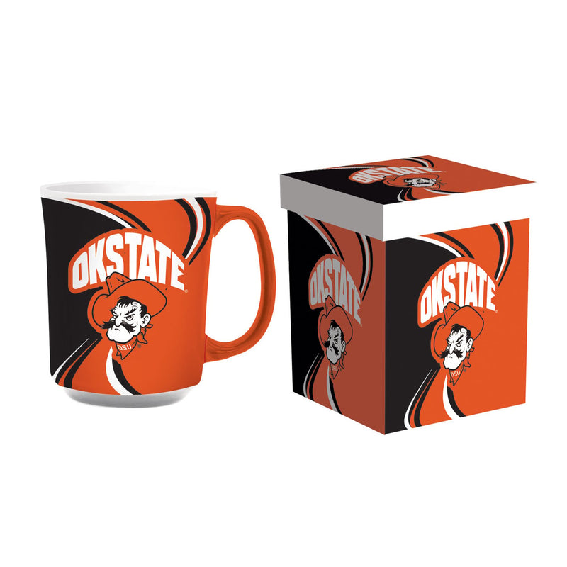 Oklahoma State University, 14oz  Ceramic with Matching Box,3rca975