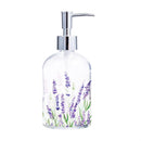 Glass Soap Dispenser, Lavender Fields