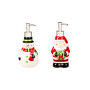 Ceramic Soap Dispenser, Reindeer/Santa/Snowman,3sdc004