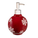 Joyful Traditions Soap Dispenser Ceramic Ornament with Snowflakes