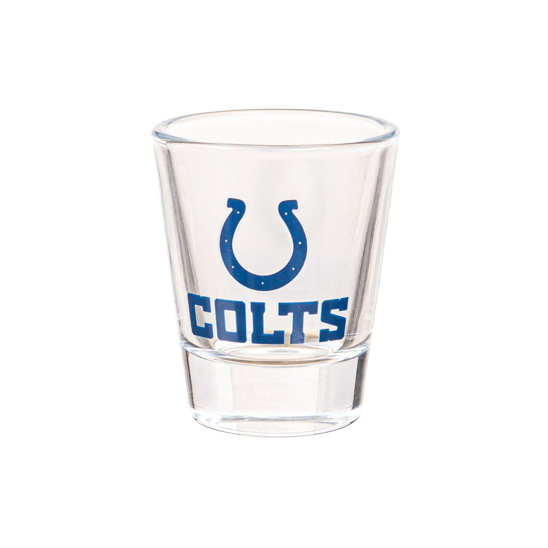 4-Piece Ceramic and Glass 2oz. Cup Set, Indianapolis Colts,3sg3813cgs