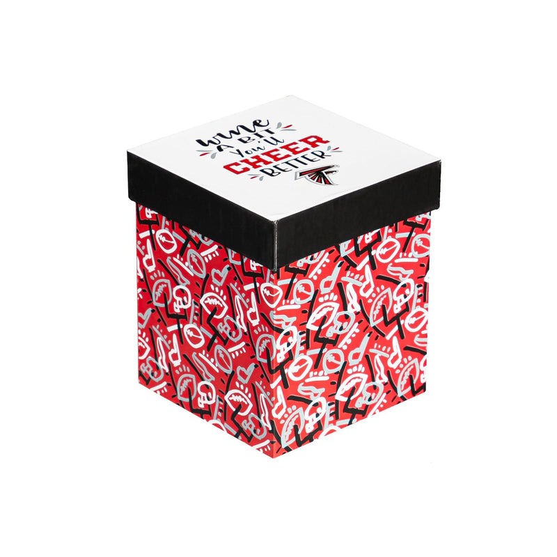 Atlanta Falcons, 17oz Boxed Stemless Wine