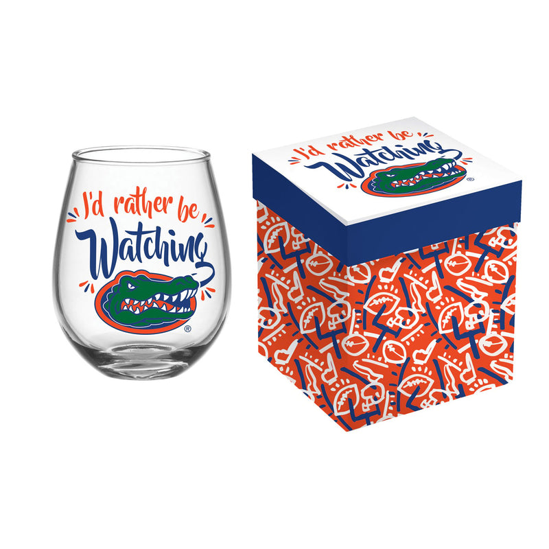 University of Florida, 17oz Boxed Stemless Wine,3sl939