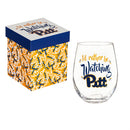 University of Pittsburgh, 17oz Boxed Stemless Glas