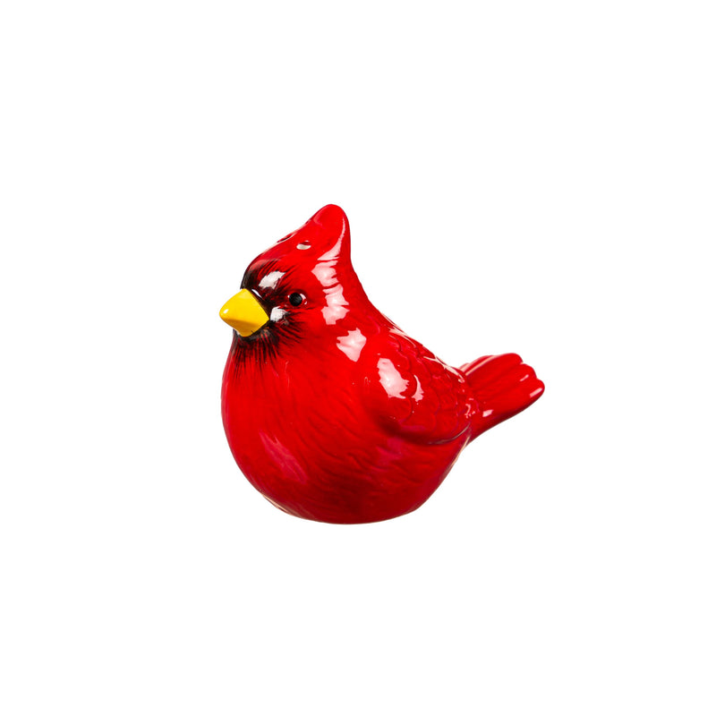 Ceramic Salt and Pepper Set, Cardinal,3spc093