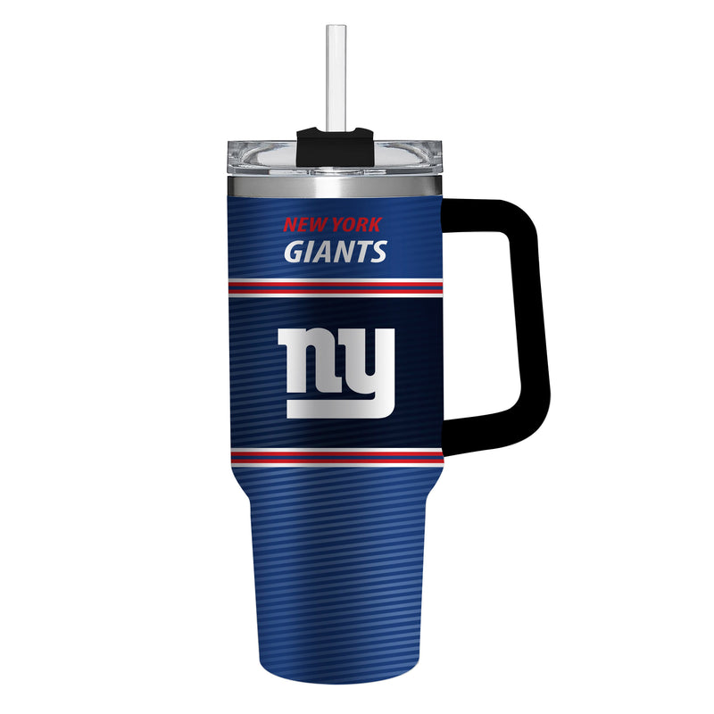 40oz Stainless Steel Mega Cup w/ Straw, New York Giants,3ss3820cc