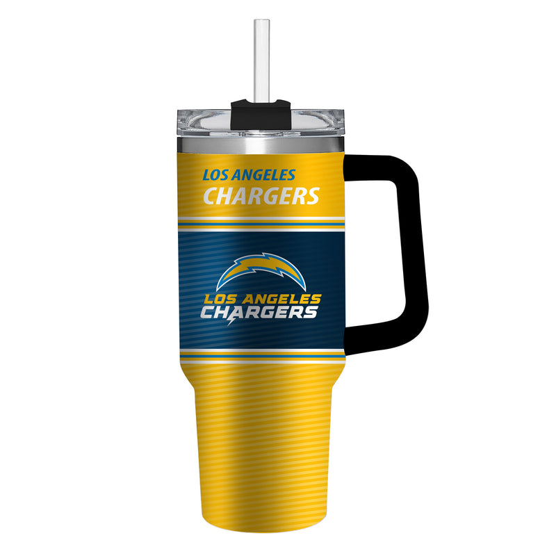 40oz Stainless Steel Mega Cup w/ Straw, Los Angeles Chargers,3ss3825cc