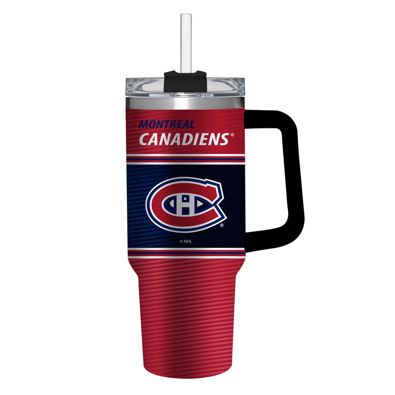 40oz Stainless Steel Mega Cup w/ Straw, Montreal Canadiens,3ss4364cc