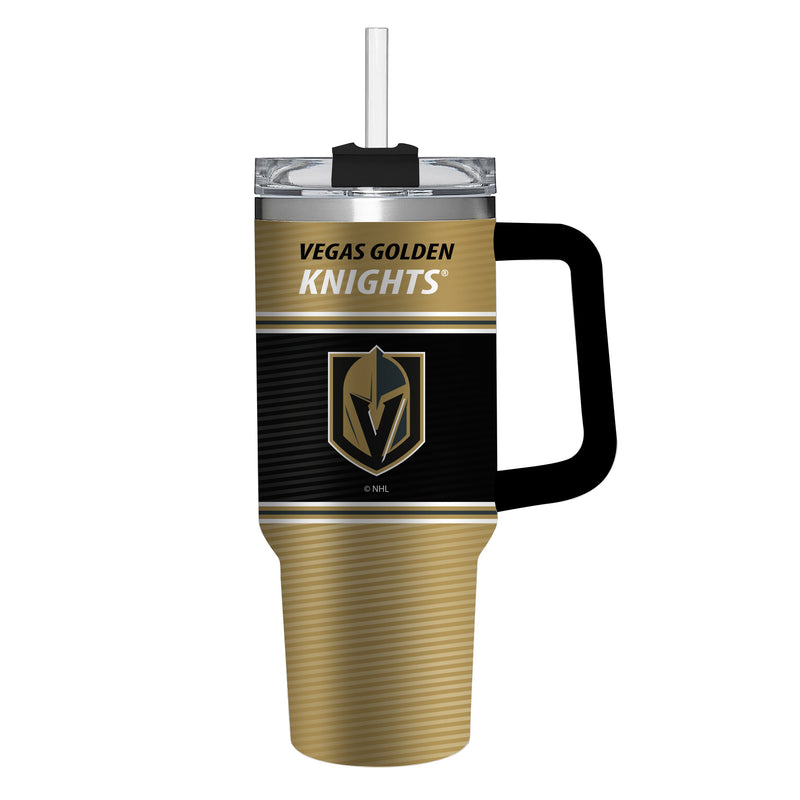 40oz Stainless Steel Mega Cup w/ Straw, Vegas Golden Knights,3ss4380cc