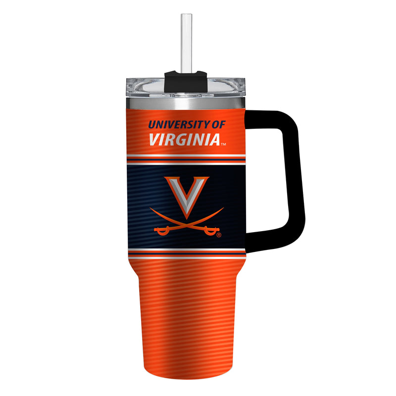 40oz Stainless Steel Mega Cup w/ Straw, University of Virginia,3ss901cc