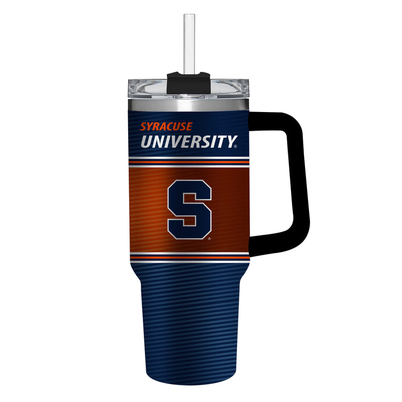 40oz Stainless Steel Mega Cup w/ Straw, Syracuse University,3ss940cc