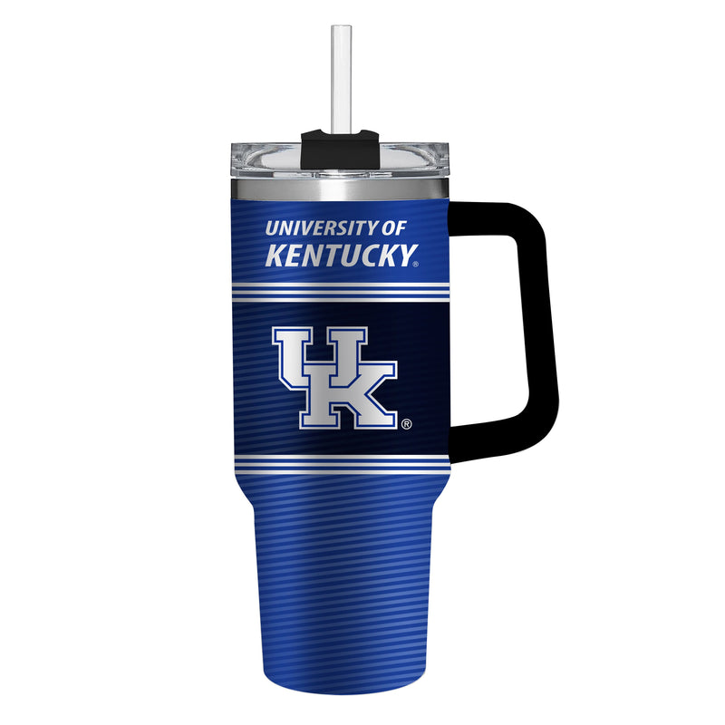 40oz Stainless Steel Mega Cup w/ Straw, University of Kentucky,3ss944cc