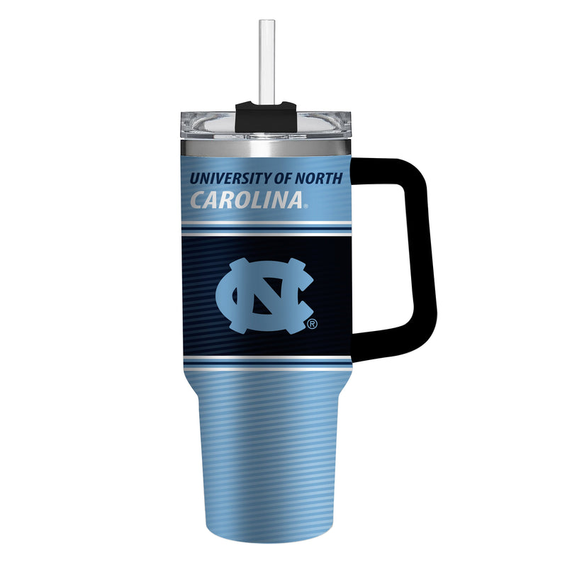 40oz Stainless Steel Mega Cup w/ Straw, University of North Carolina,3ss951cc