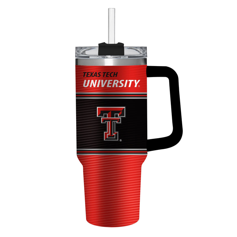 40oz Stainless Steel Mega Cup w/ Straw, Texas Tech University,3ss963cc