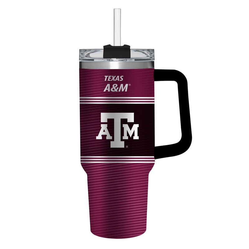 40oz Stainless Steel Mega Cup w/ Straw, Texas A&M,3ss969cc