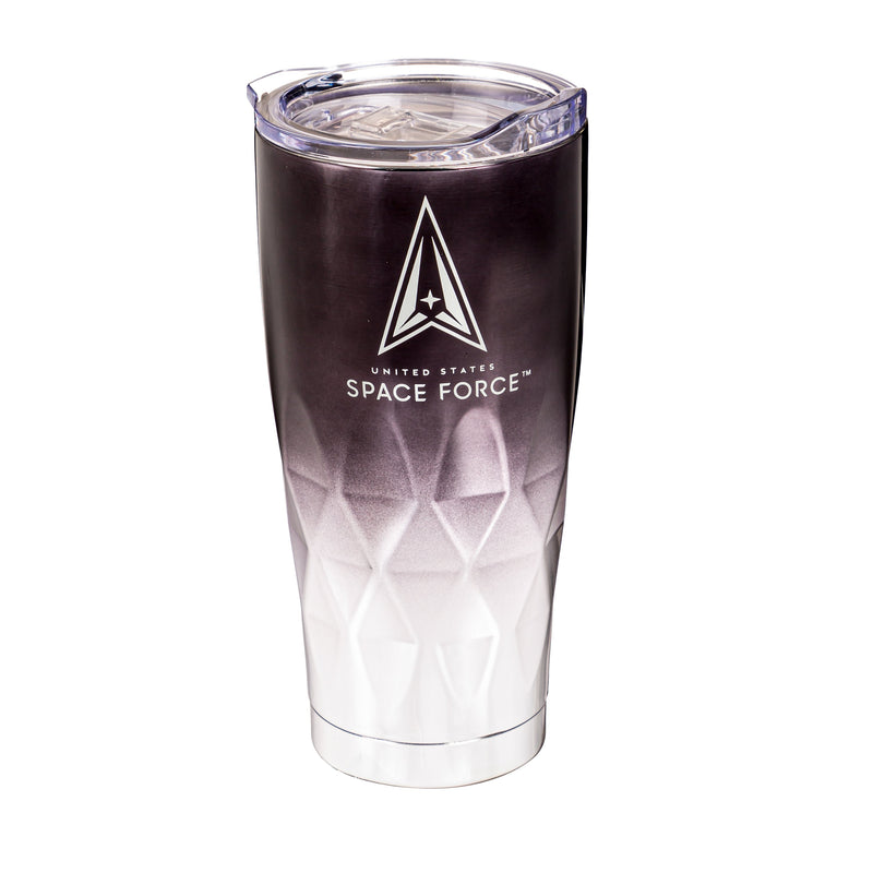 20oz Diamond Tumbler, Electroplated Stainless Steel, US Space Force,3ssh5065ts