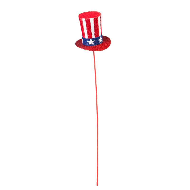 Americana Top Hat Party Pick/Spray,3sy035