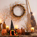 Halloween Candy Corn Artificial Stem Table Decor with Base,3sy119
