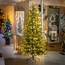 Joyful Traditions Tree Artificial LED Spruce, 400 Lights, 84"H