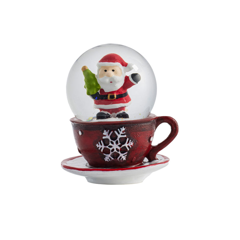 2.75" Christmas Character in Mug Water Globe,3wgl230