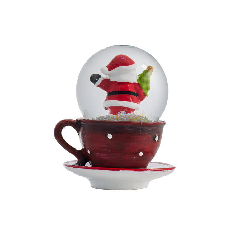 2.75" Christmas Character in Mug Water Globe,3wgl230