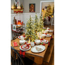 Snowman with Cardinal Hand Painted Screen Wood Frame Wall Decor, 16"W x 20"H,3wp825