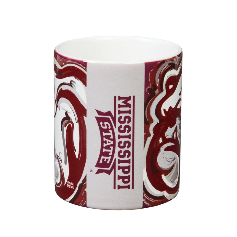 Evergreen Tabletop,Mississippi State University, 11oz Mug Justin Patten,3.25x5x3.75 Inches