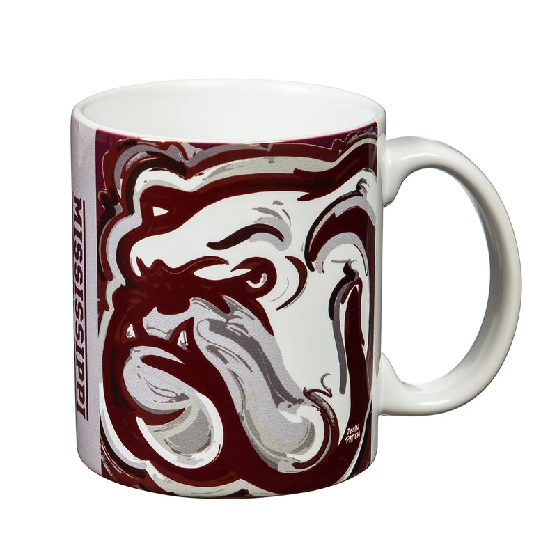 Evergreen Tabletop,Mississippi State University, 11oz Mug Justin Patten,3.25x5x3.75 Inches