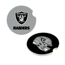 Las Vegas Raiders Car Coaster Set, 2pc