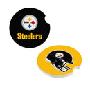 Pittsburgh Steelers Car Coaster Set, 2pc