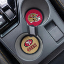 San Francisco 49ers Car Coaster Set, 2pc