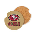 San Francisco 49ers Car Coaster Set, 2pc