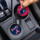 Atlanta Braves Car Coaster Set, 2pc