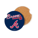 Atlanta Braves Car Coaster Set, 2pc
