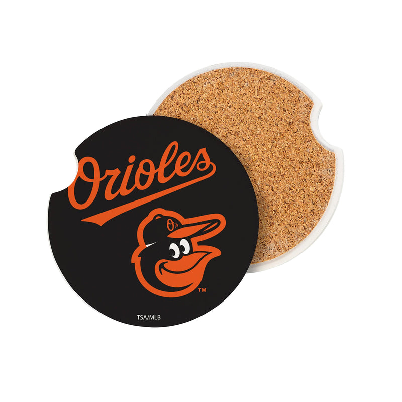 Baltimore Orioles Car Coaster Set, 2pc
