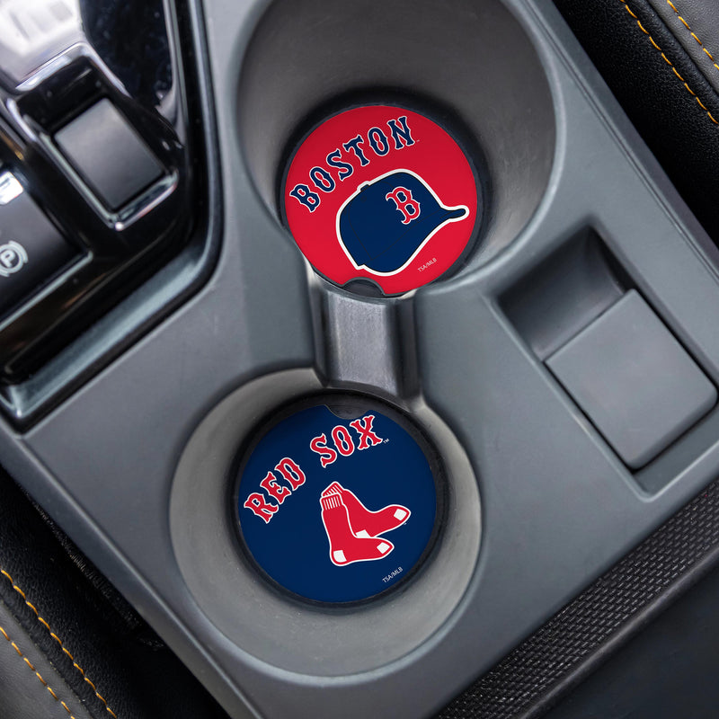 Boston Red Sox Car Coaster Set, 2pc