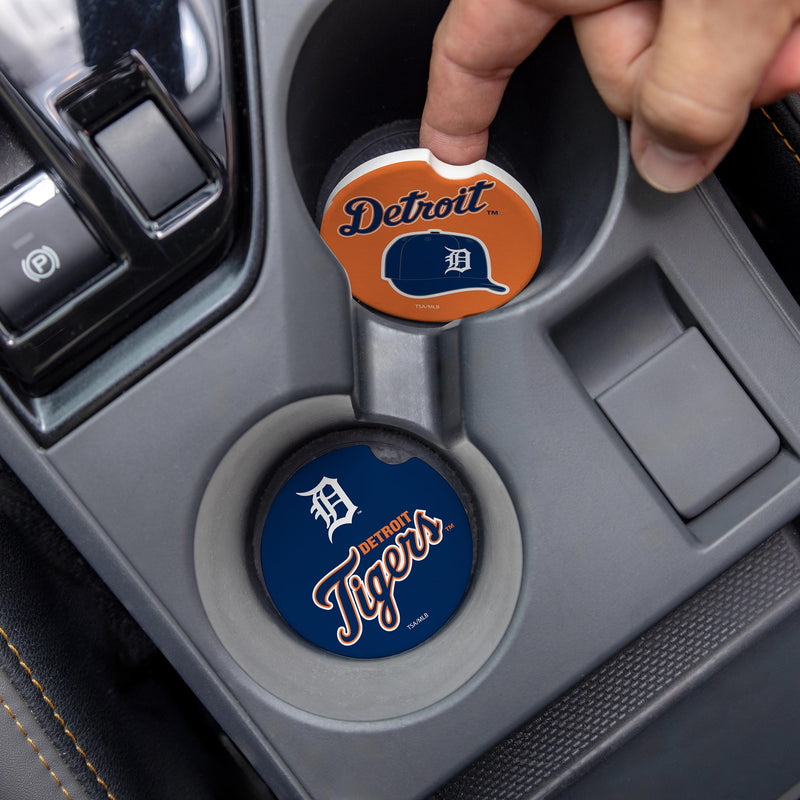Detroit Tigers Car Coaster Set, 2pc