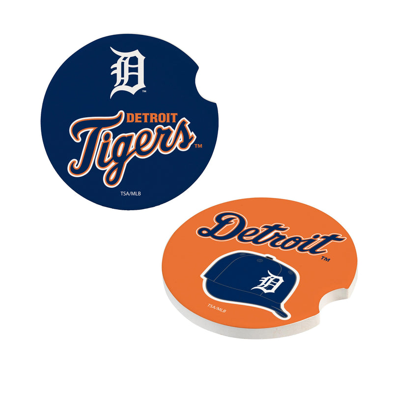 Detroit Tigers Car Coaster Set, 2pc