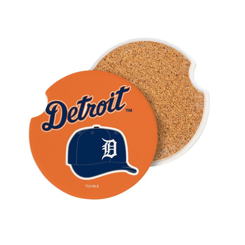 Detroit Tigers Car Coaster Set, 2pc