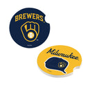 Milwaukee Brewers Car Coaster Set, 2pc