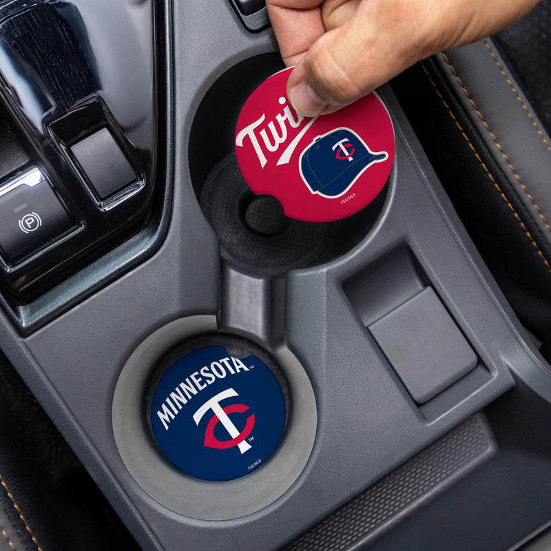 Minnesota Twins Car Coaster Set, 2pc