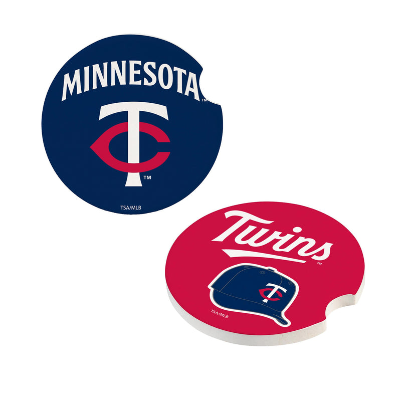 Minnesota Twins Car Coaster Set, 2pc